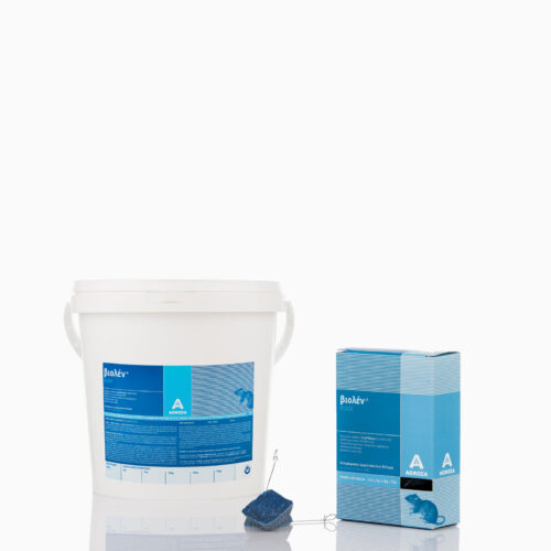 Βιολέν Ποντικοφάρμακο σε κύβο με σύρμα